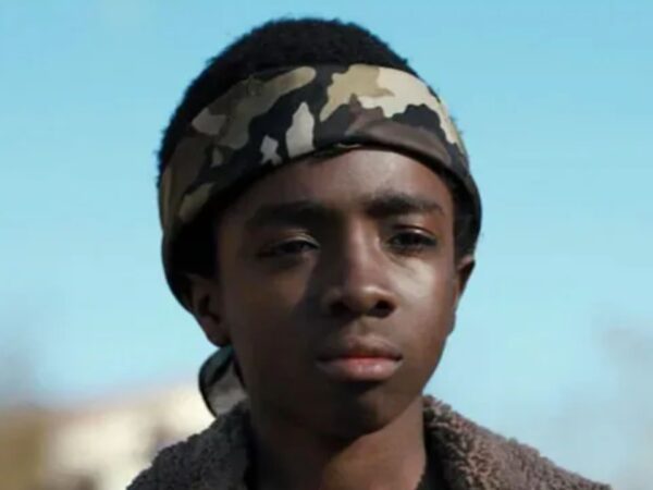 Lucas sporting his cool bandana